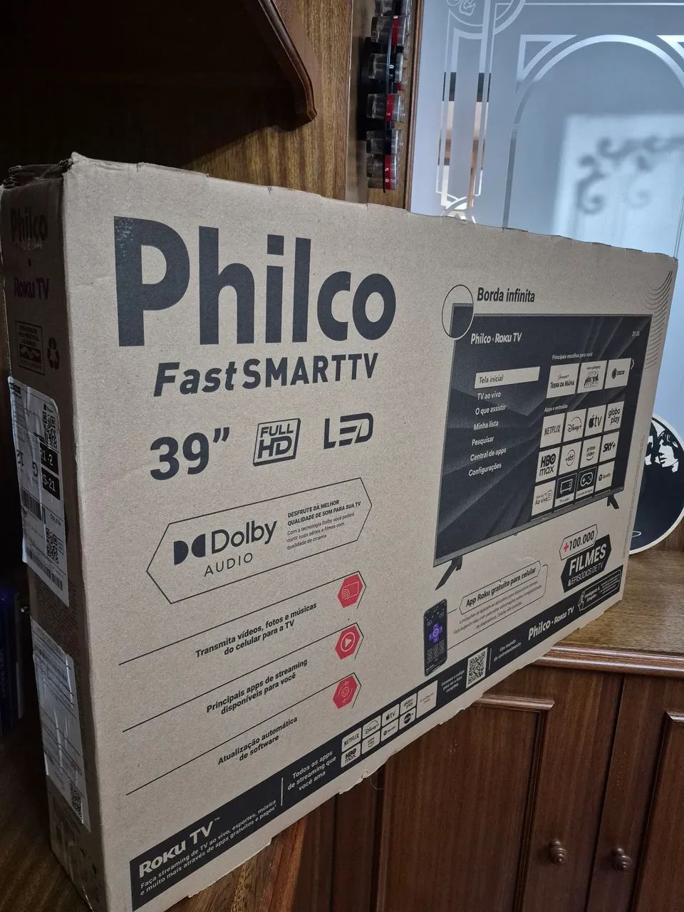 Smart TV 39 Polegadas 4k Philco - Nova na Caixa C/ Garantia