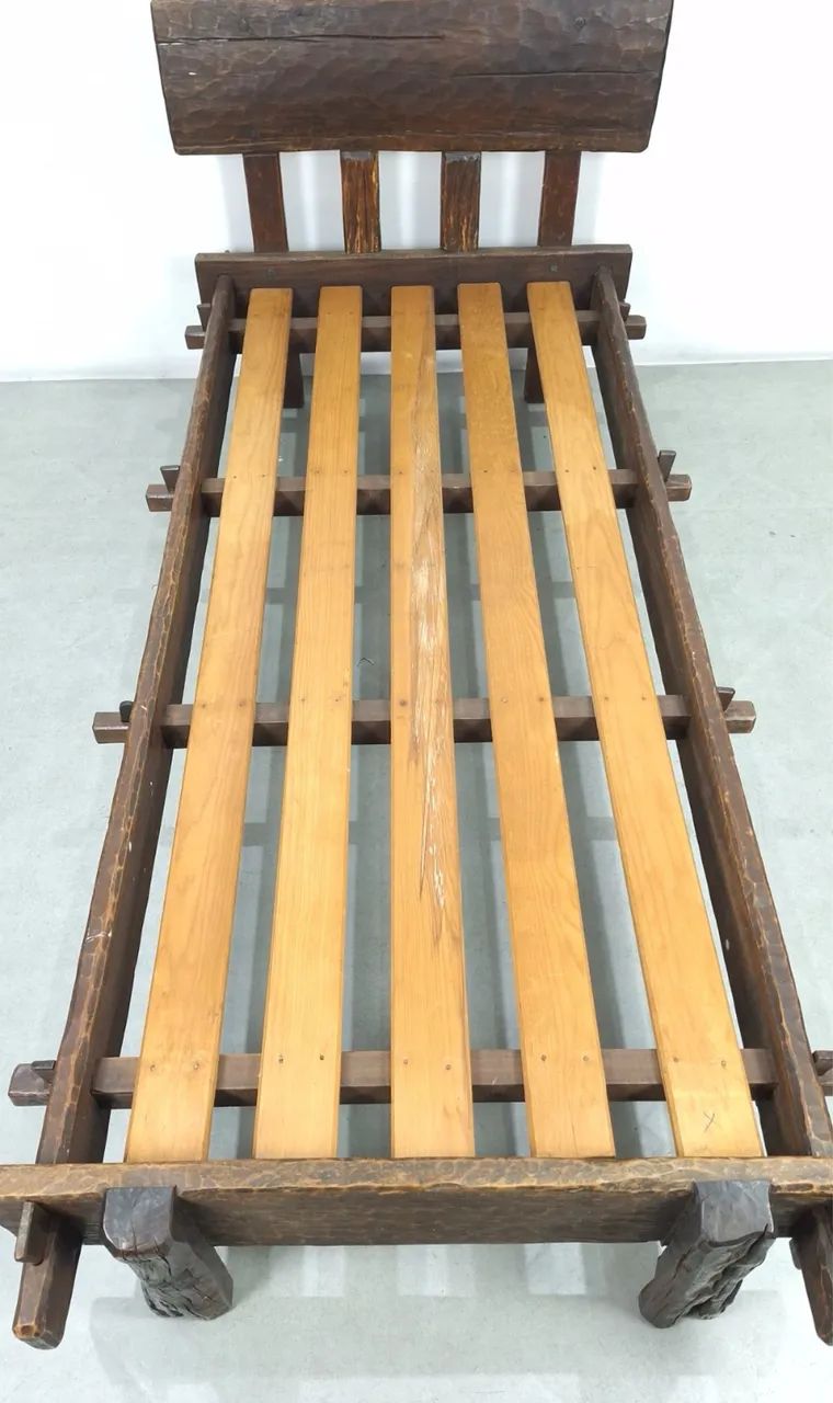 Cama de solteiro rústica década de 60 - Foto 3