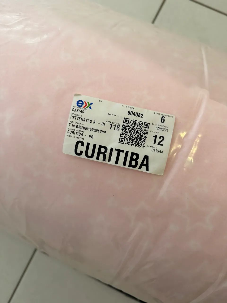 Rolo de tecido Microsoft pettenati rosa bebê  - Foto 5