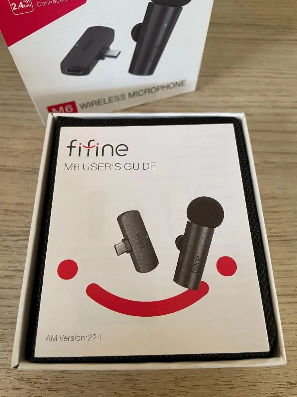 Microfone de lapela sem fio Fifine USB C M6 - Foto 5
