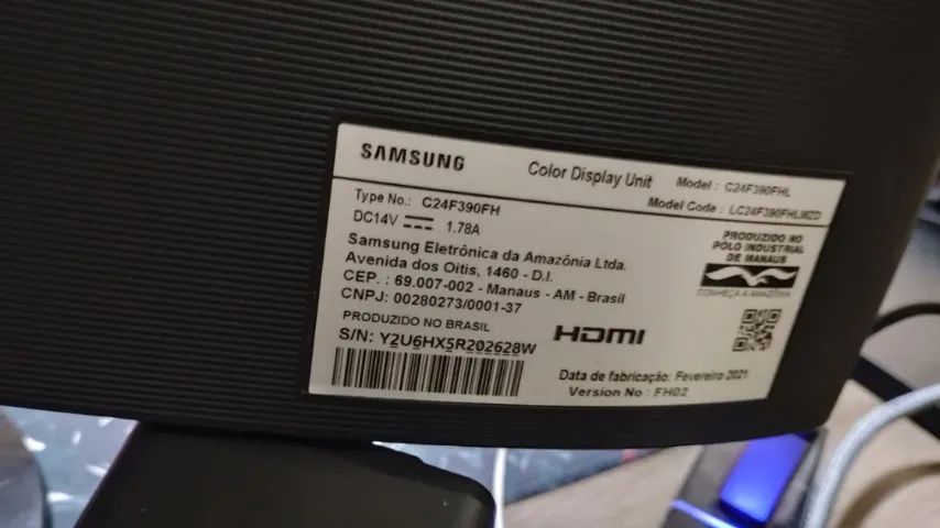 Monitor gamer curvo Samsung 24 polegadas - Foto 2