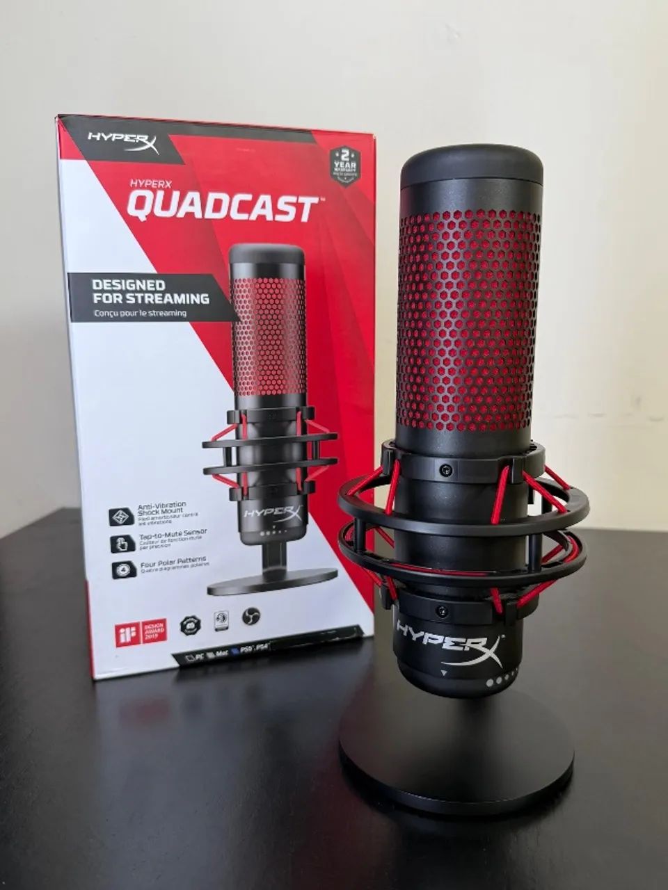 Microfone Hyperx Quadcast  - Foto 5
