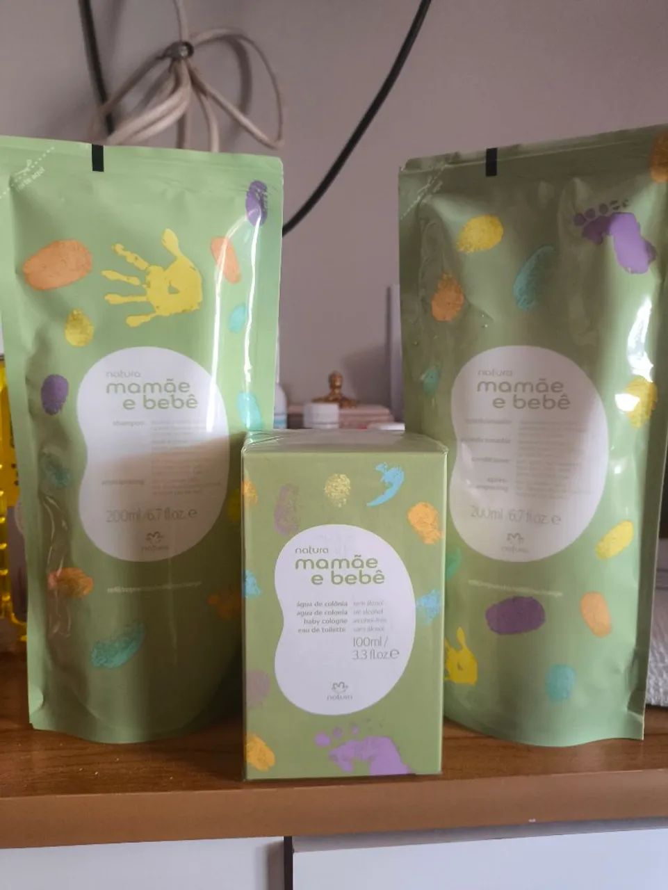 Perfume + shampoo e condicionador 
