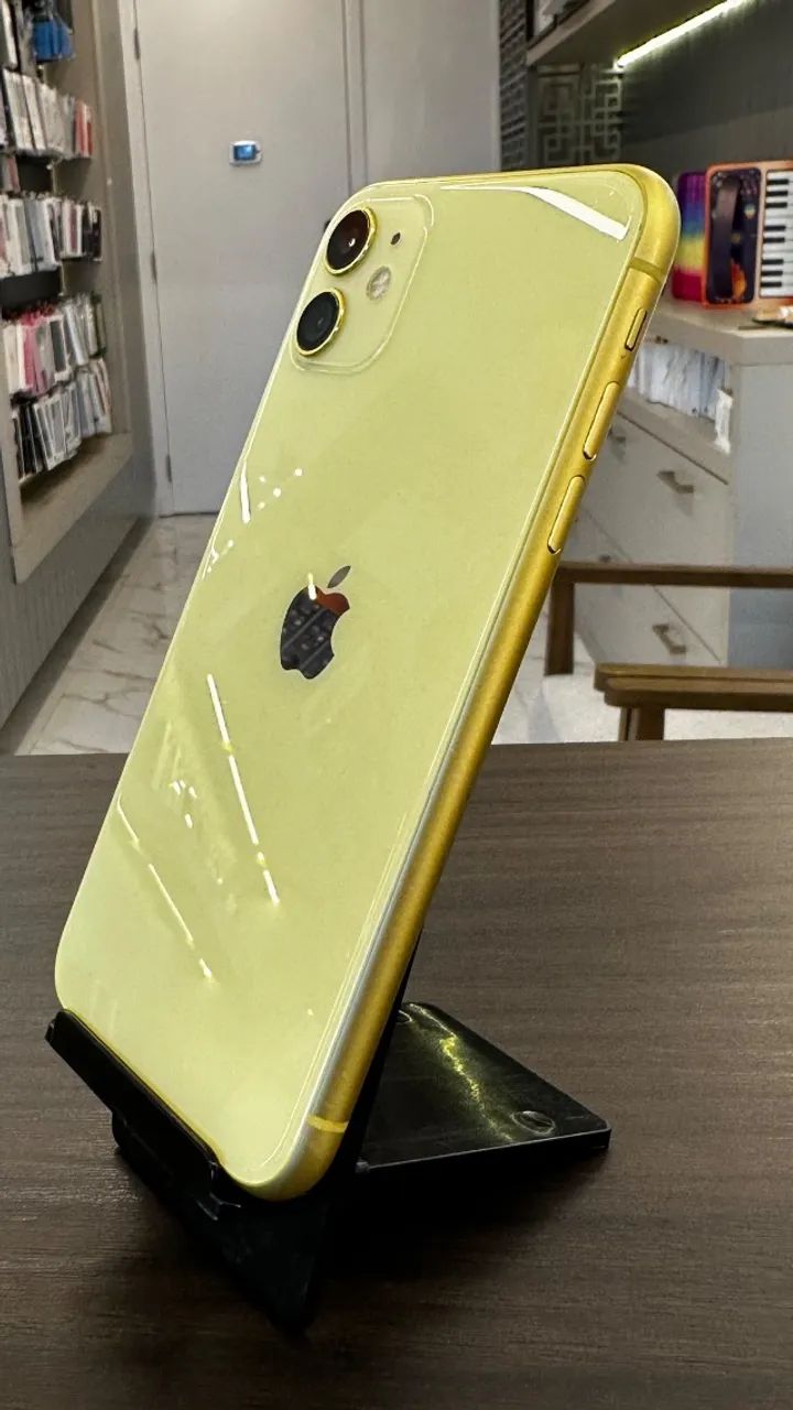 IPHONE 11 64GB AMARELO SEMINOVO / LOJA FÍSICA - Celulares e