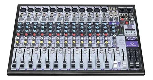 Mesa De Som Profissional 16 Canais Bluetooth Cpp-16 Waldman - Foto 3