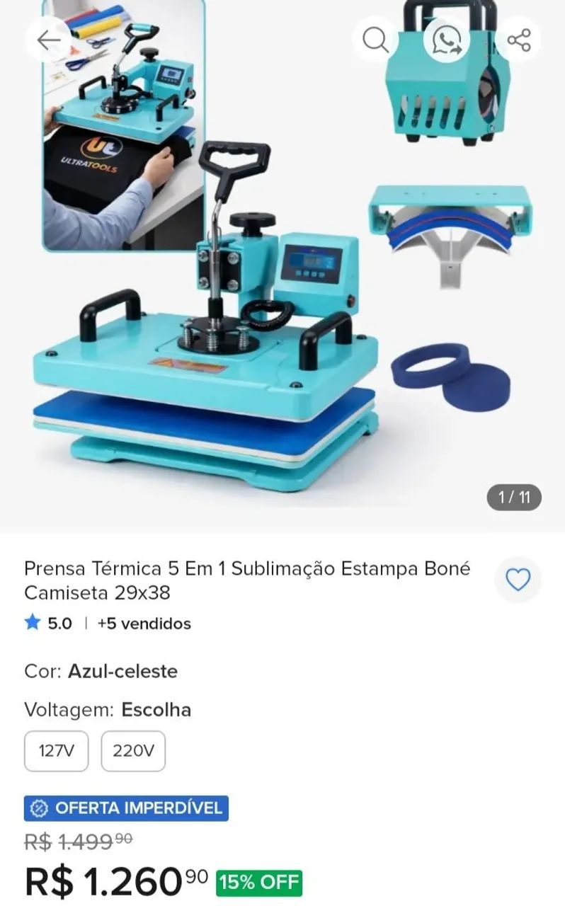 Kit Sublimação  - Foto 4