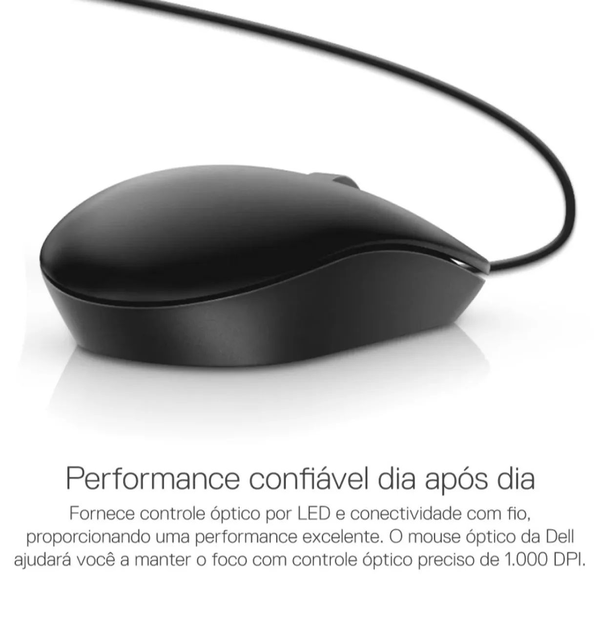  Óptico Dell MS116 - Com fio !Vem com mouse pad de brinde! - Foto 4