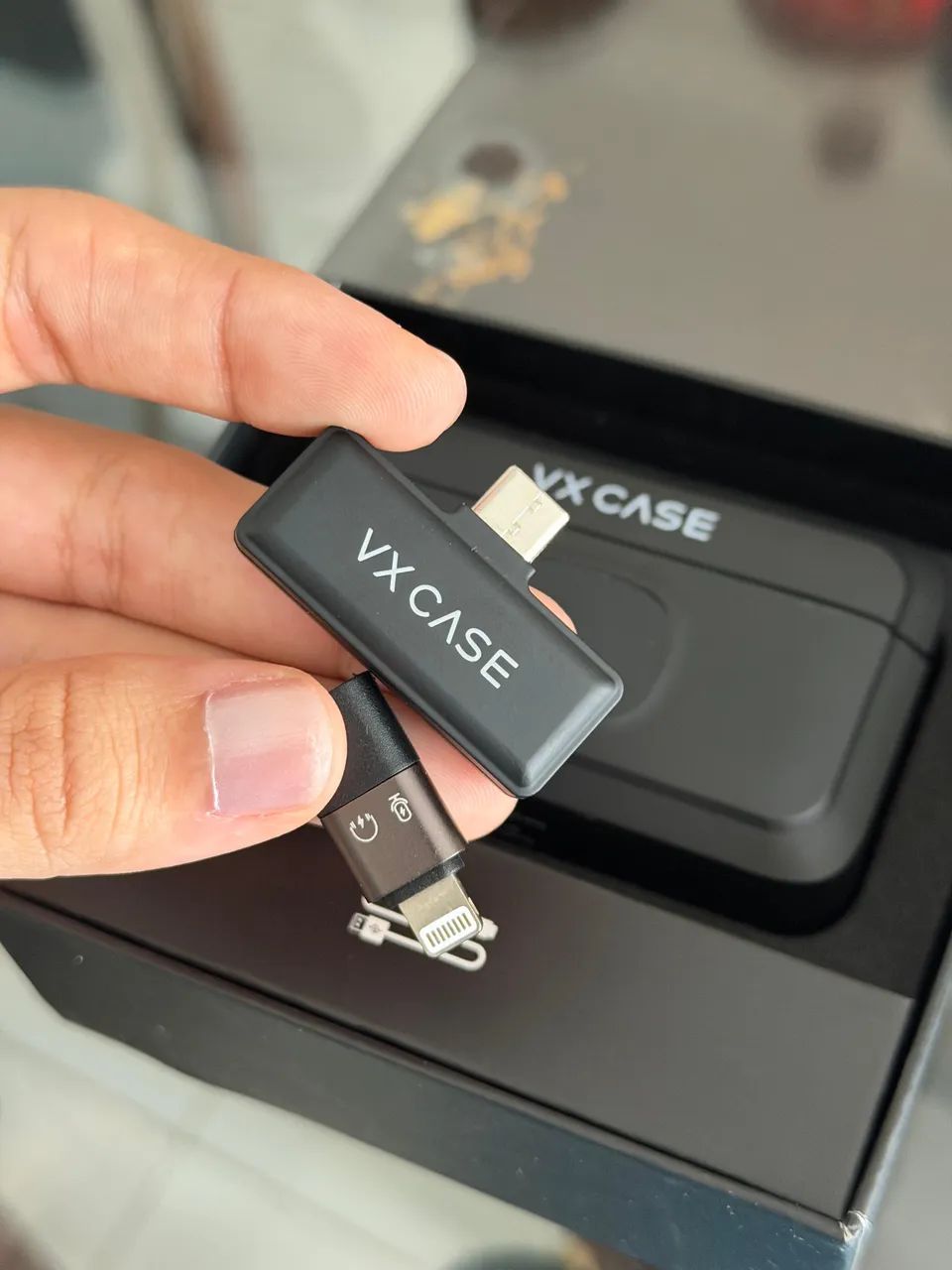 Microfone de lapa sem fio com clip magnético  - Foto 5