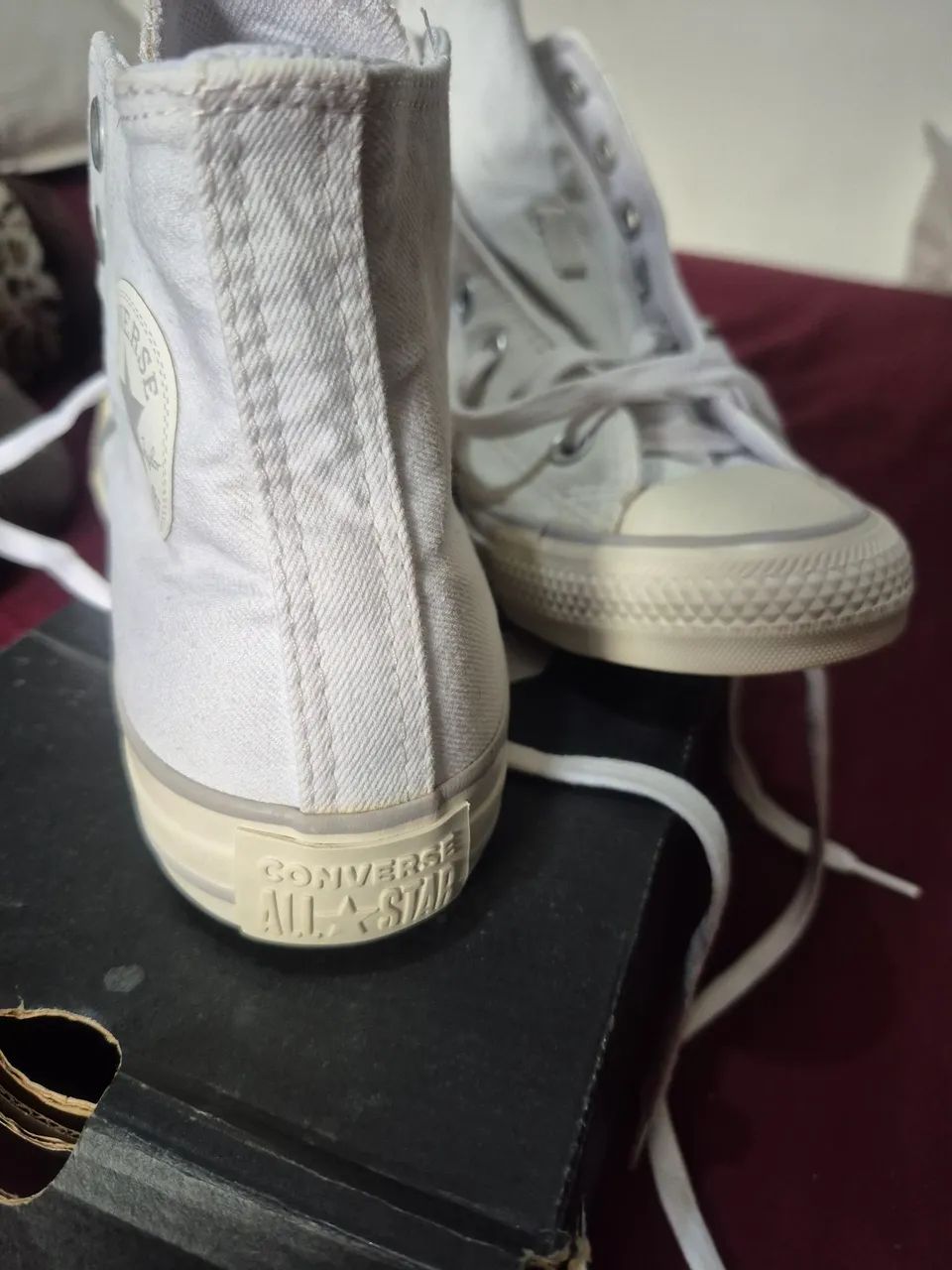 Tênis All Star botinha branco  - Foto 3