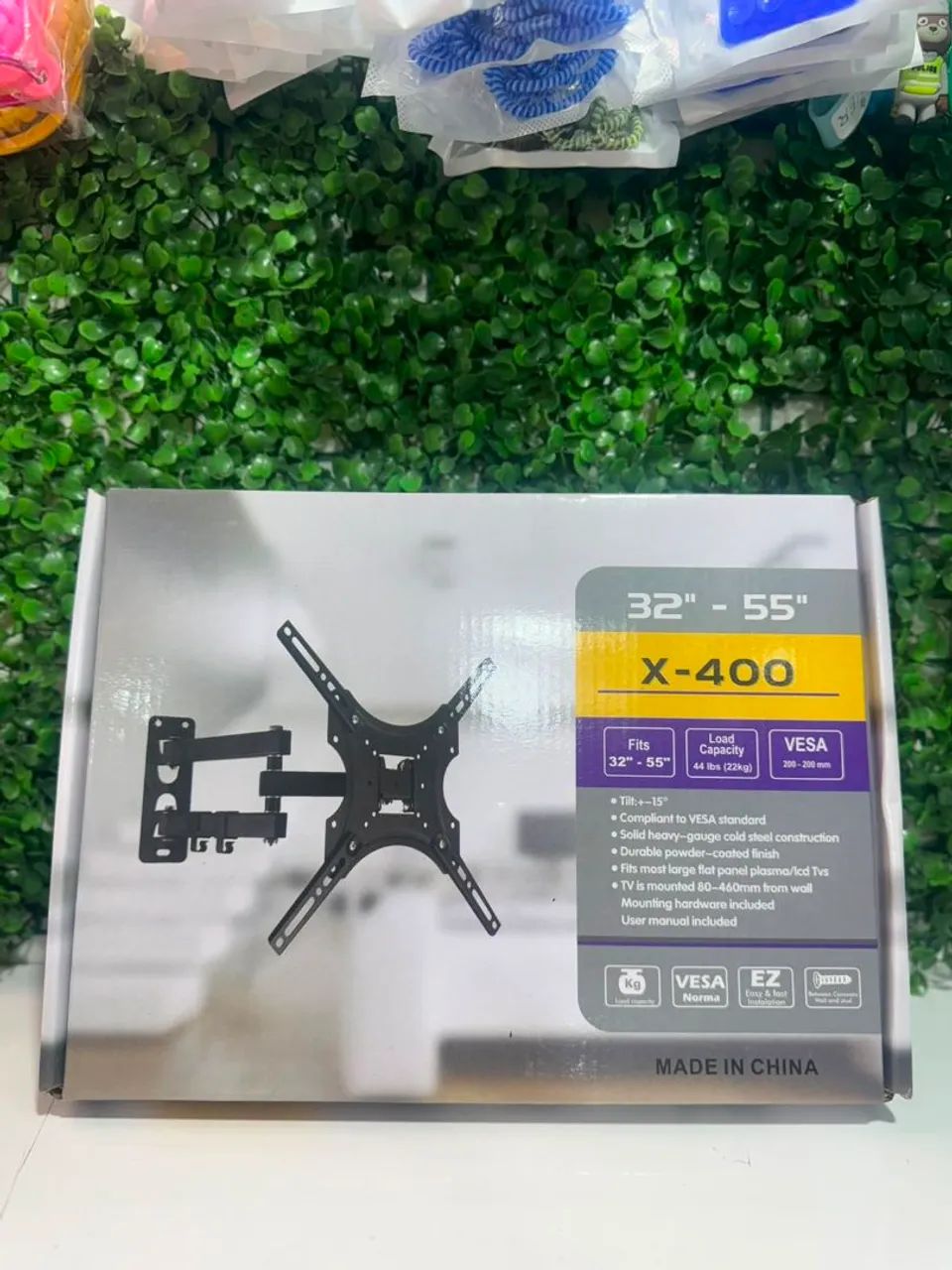 Suporte Articulado De Tv 32 A 55 Polegadas X-400 Novo Na Caixa
