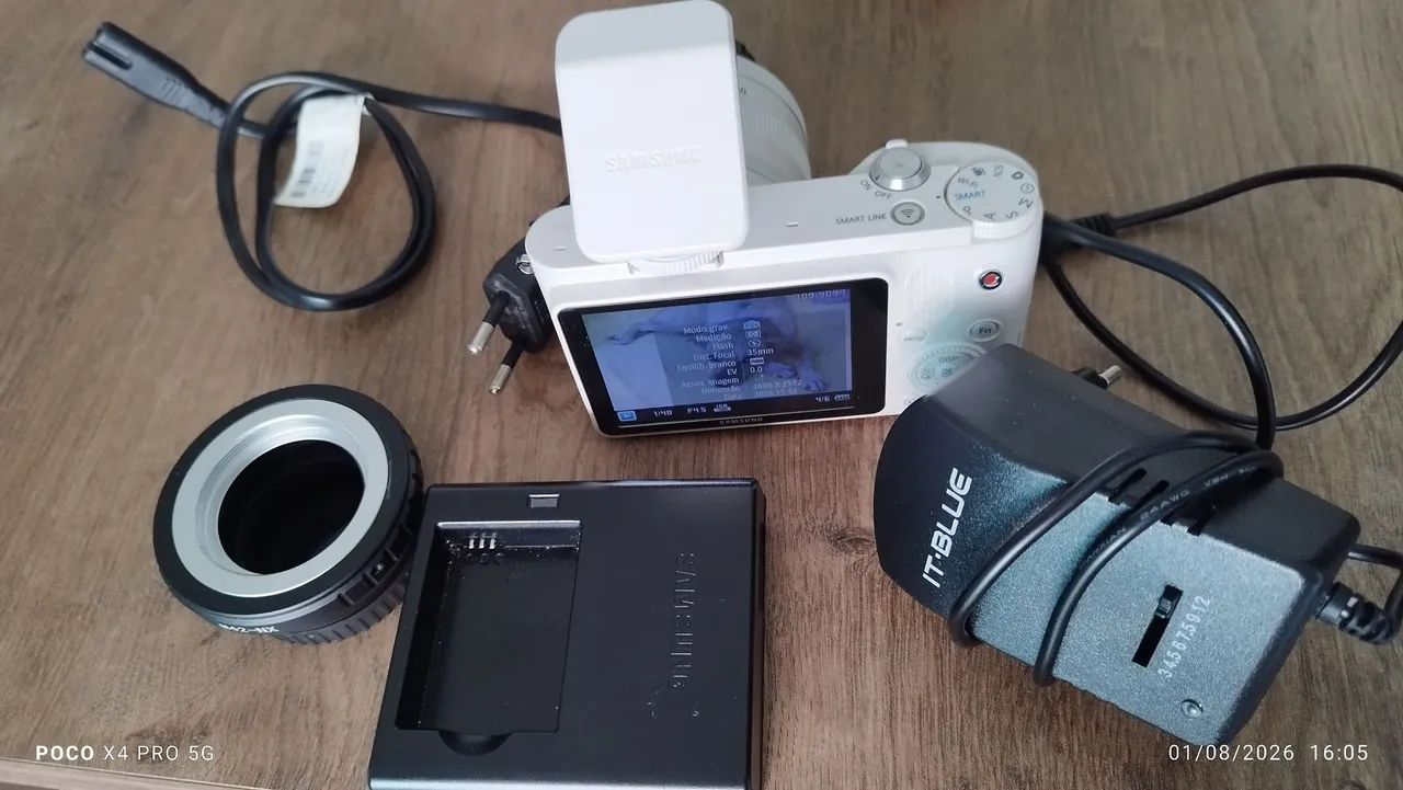 Câmera Samsung 20.3 mega pixels Smart e hi-fi - Foto 5