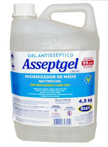 Gel Antisséptico Asseptgel 5 Litros