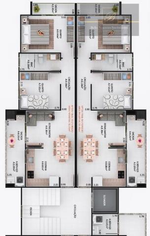Apartamento com 2 dormitórios à venda, 48 m² por R$ 195.000 - Bom Retiro - Joinville/SC - Foto 3