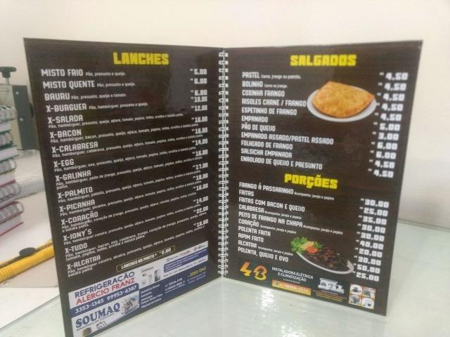 Kit Pack Cardápios Para Restaurantes, Bares, Lanchonetes, Pub's, Pizzarias e Cafeterias