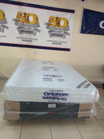 Cama de mola Ortobom branca - Foto 5