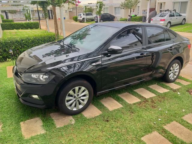 VW Virtus 1.0 200 TSI Comfortline Automático 2018/18 preto + Tech II