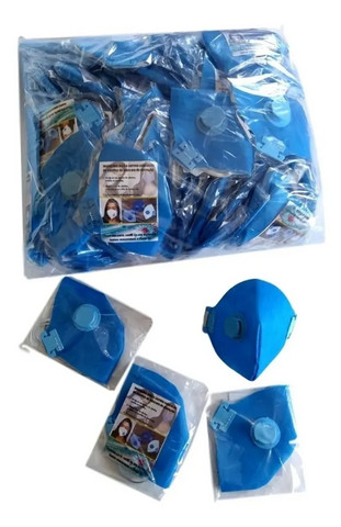 Máscaras PFF2 com válvula - Marca Alted - Cx com 100 unidades NF+ Boleto a vista. - Foto 2