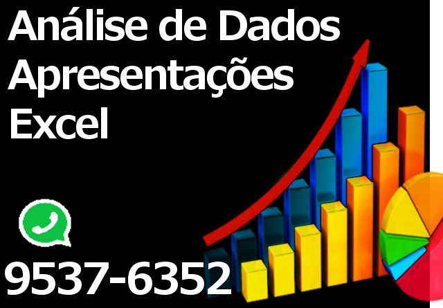 Planilhas em Excel, Apresentações em PowerPoint, Análise de Dados