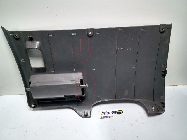 Acabamento Inferior Painel Tracker 08 C/Detalhe Cinza #14800 - Foto 2