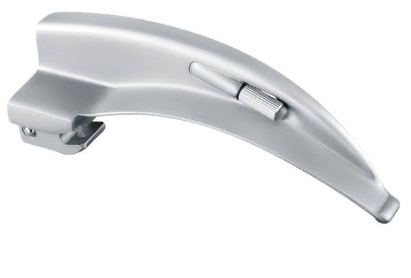 LAMINA DE AÇO INOX PARA LARINGO CURVA 5