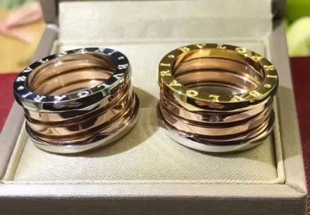 Alianças anel bvlgari com caixa original kit bvlgari - Foto 4