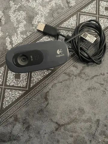 Webcam Hd Com Microfone Embutido C270 Logitech Cor Preto