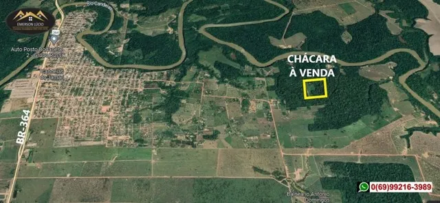 Chácara em Candeias do Jamari, a apenas 3 km da cidade