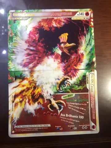 Lote 100 Cartas Pokémon 2 Cartas Brilhantes E 2 Lendários Pt