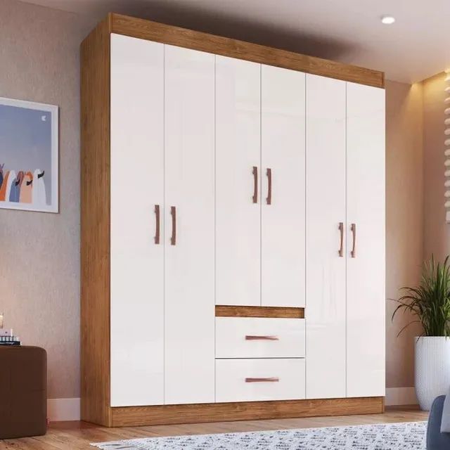Guarda roupa com 6  portas Tradicional !! Tt3120m - Foto 2