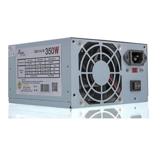 Fonte para pc computador 350W Bivolt Knup KP-526  - Foto 3
