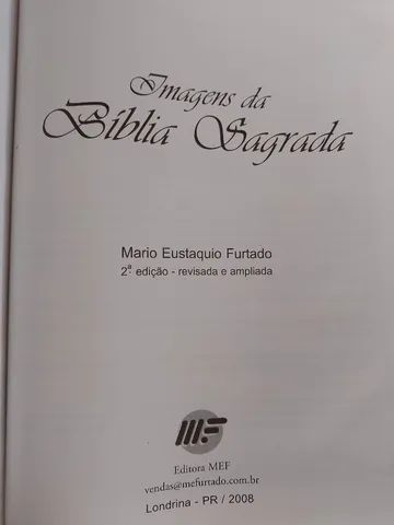 Livro Imagens da Bíblia Sagrada 