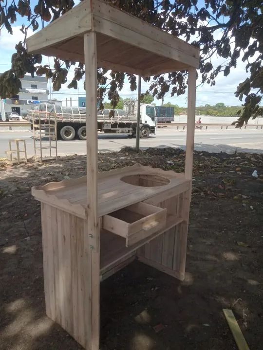 Balcão de pallet desmontável  - Foto 5