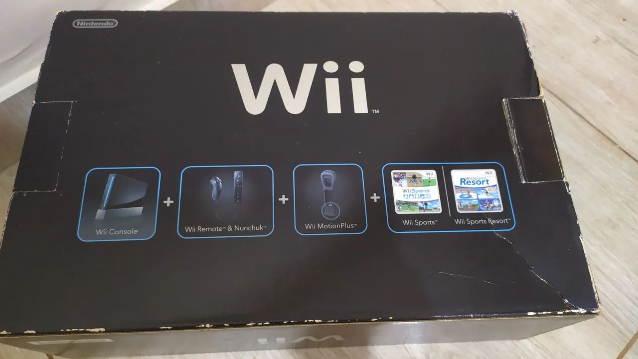 Nintendo Wii desbloqueado na caixa completo com manuais - Foto 3
