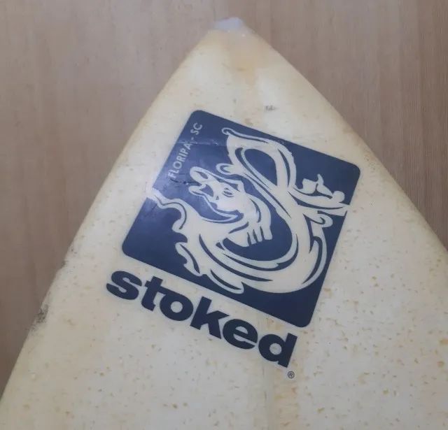 Prancha 6'1 Stoked Completa 3 quilhas usada - Foto 2