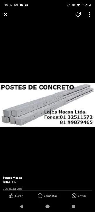 POSTES MACON - Postes de Concreto Pré-Moldados - Foto 4