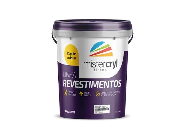 Efeito Fuget Pedras Naturais Varias Cores Balde mistercryl