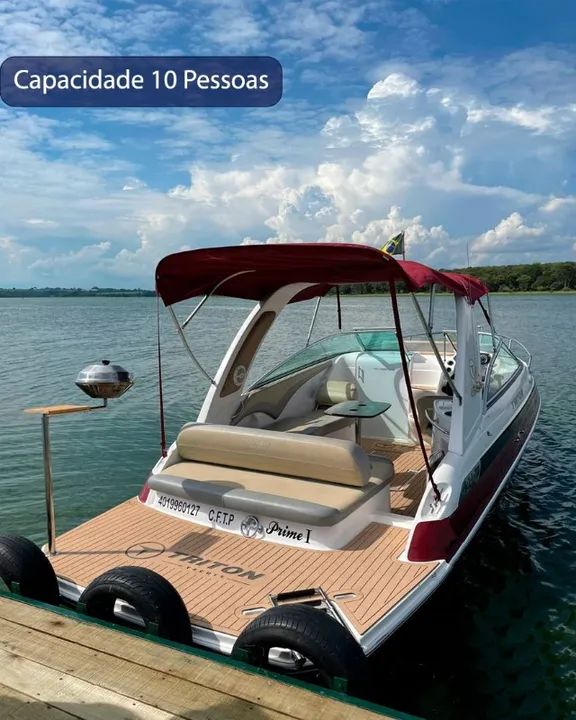Lancha Triton 240 Cabinada (24Pés) 2014 Ñ Focker, Ventura, Phanton, Nx - Oportunidade