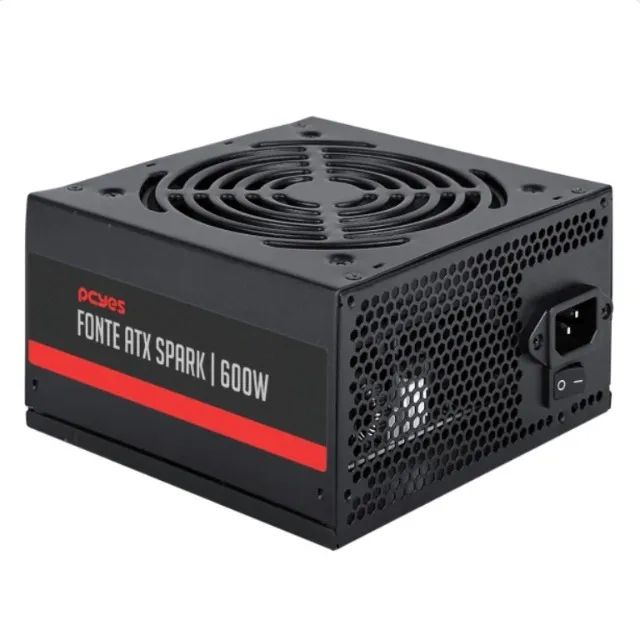 Fonte Atx Pcyes Spark 600W - Pfc Ativo - Cabos Flat - Pxsp600Wpt 001641 - Foto 2