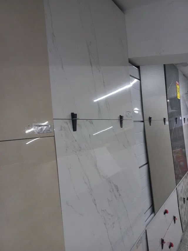 Porcelanato 90x90 Calacata Marmo Polido Incesa - Foto 3