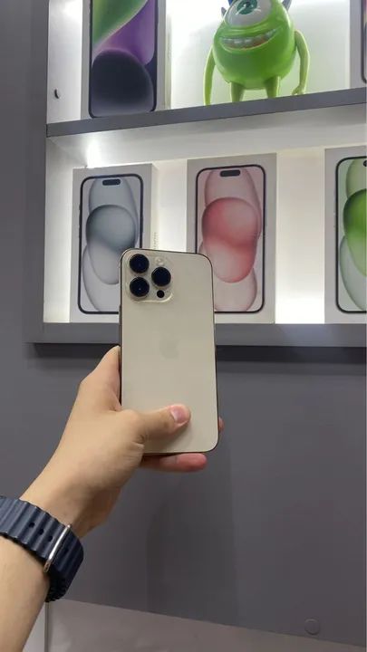 **iPhone 14 Pro Max 256GB (Gold) semi novo**