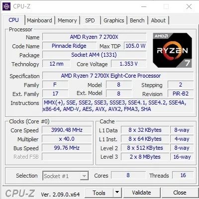 Processador Ryzen 7 2700x usado - Foto 3