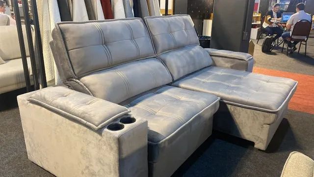 Sofa Retrátil e Reclinavel - Moralles  2.00 m 