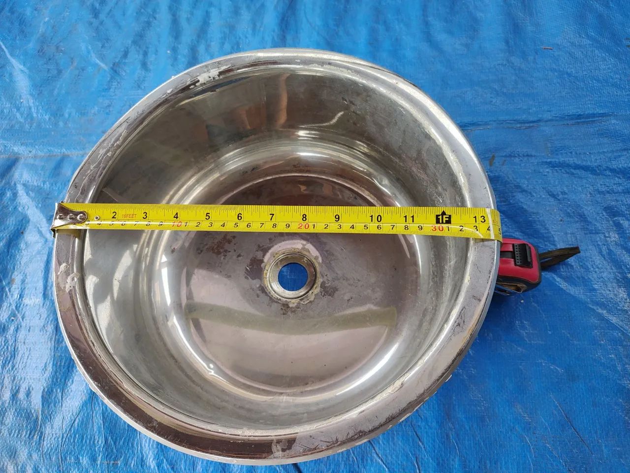 Cuba inox para lavatório 