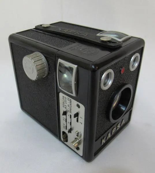 Máquina fotográfica antiga Modelo KAPSA PINTA VERMELHA - Foto 3