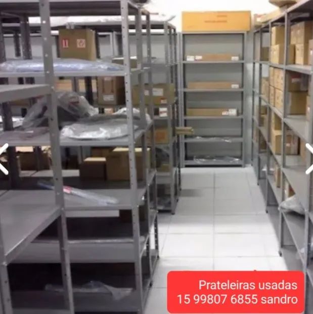 Prateleiras usadas 