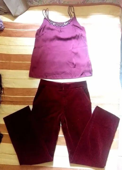 BLUSINHA TAM.P & CALÇA N°42. - Foto 3