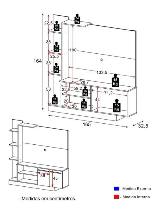 Promoção Estante 52'' C- GFH45    - Foto 2