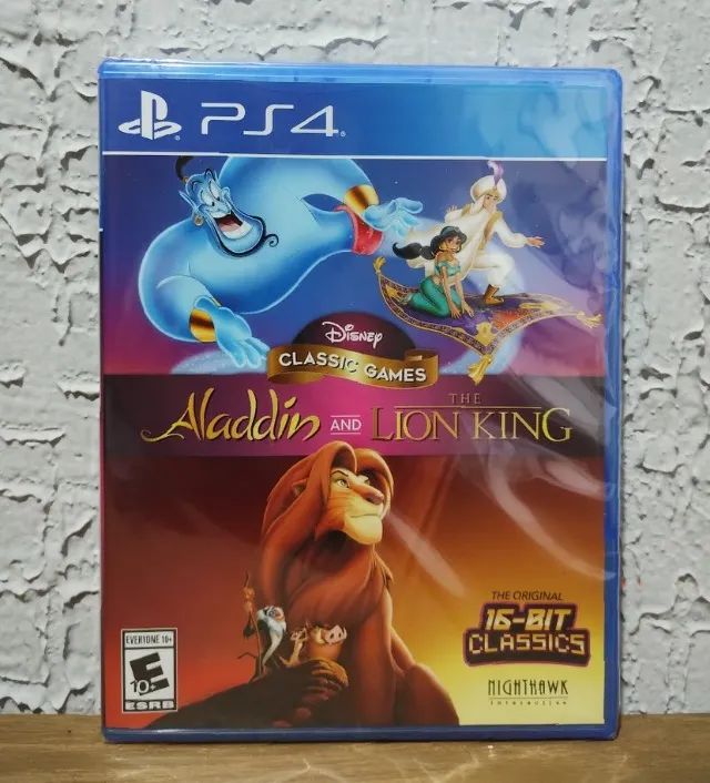 (Lacrado) Disney Classic Games Aladdin e O Rei Leão Ps4 