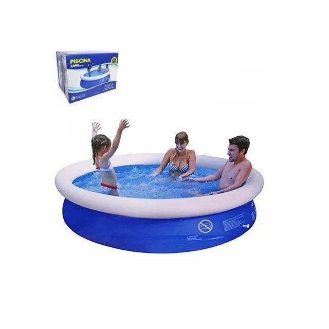 Piscina Inflavel C/borda 2490lts 8783207 2,40x63cm Promoção