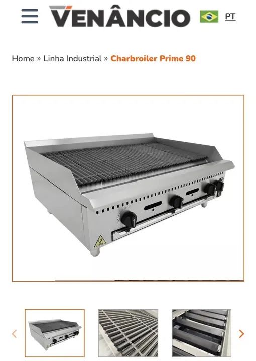 Chapa char broiler linha prime marca venâncio - top do mercado  - Foto 2